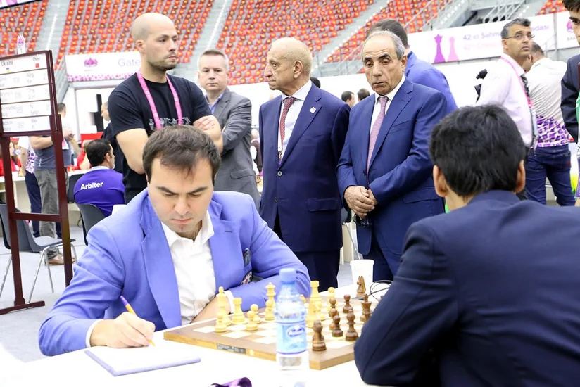 Bakıda keçirilən Şahmat Olimpiadasında V tura yekun vurulub