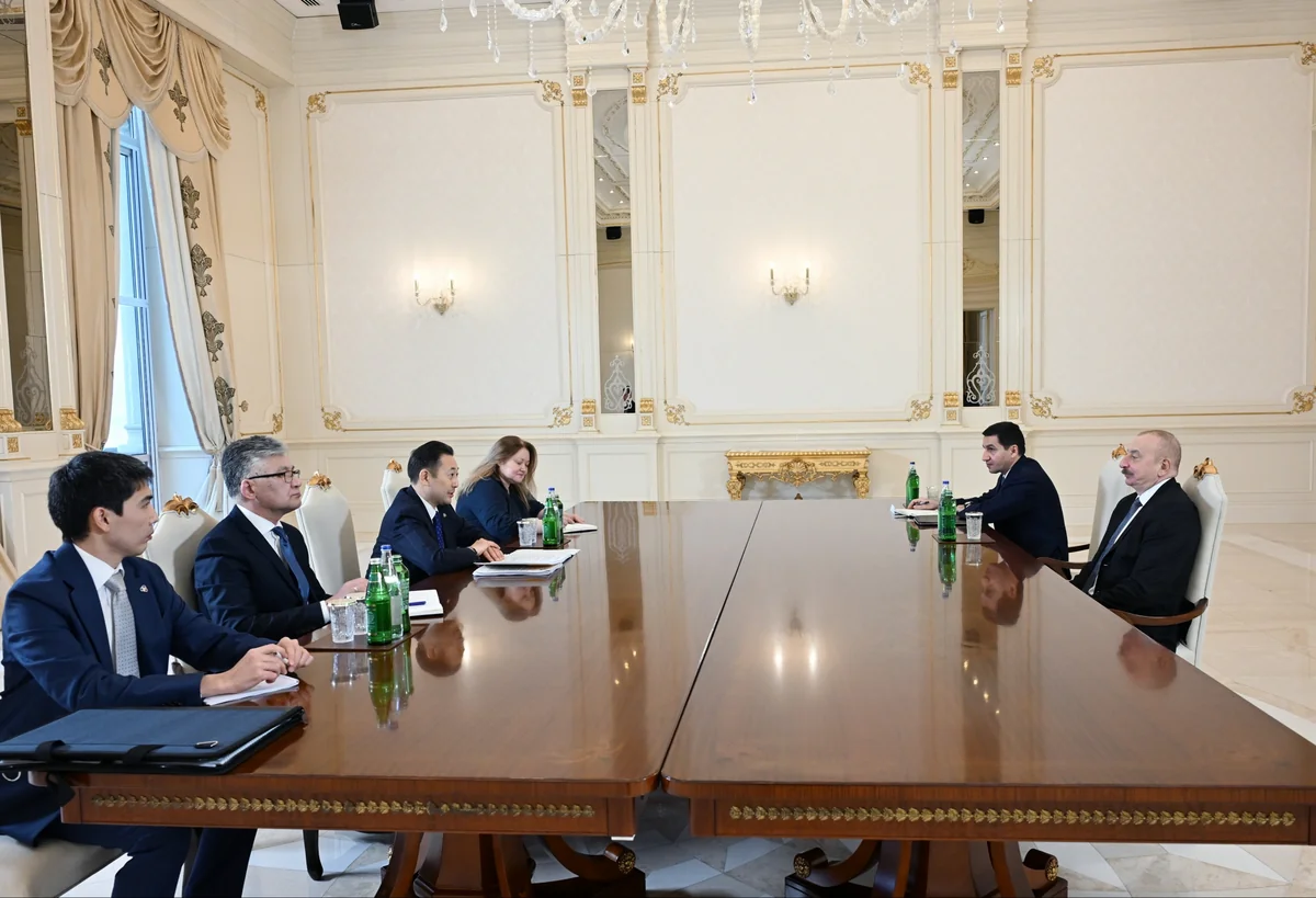 President Ilham Aliyev receives Secretary General of the Conference on Interaction and Confidence Building Measures in Asia