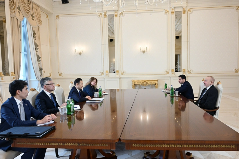 President Ilham Aliyev receives Secretary General of the Conference on Interaction and Confidence Building Measures in Asia