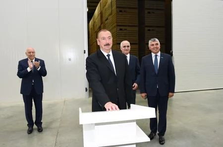 İsmayıllıda “Buta Qrup” MMC tərəfindən yaradılan aqroparkın açılışı olub