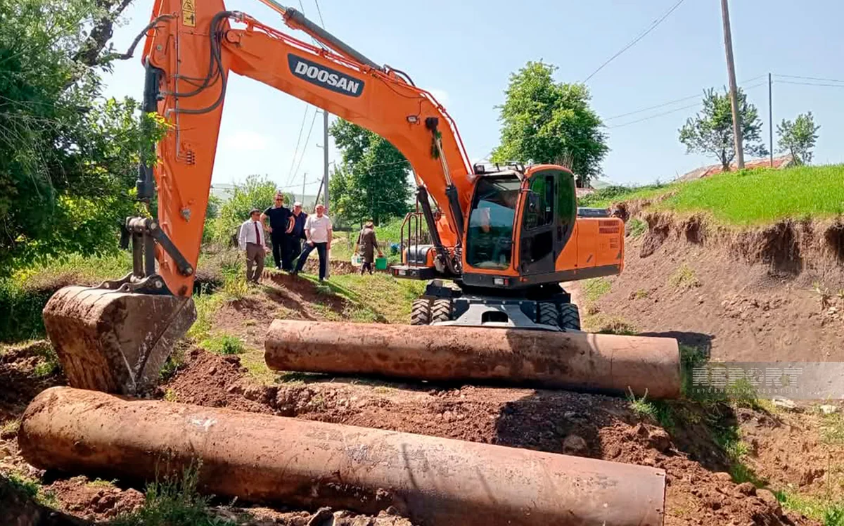 Daşkəsəndə iki kəndə gedən avtomobil yolu təmir olunub