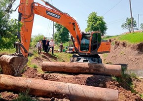 Daşkəsəndə iki kəndə gedən avtomobil yolu təmir olunub