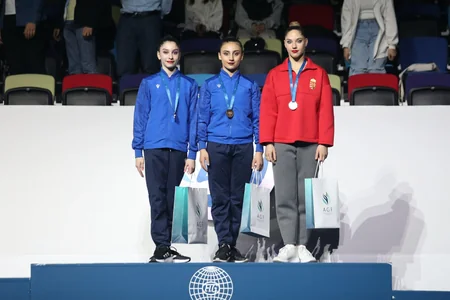 Azərbaycan gimnastları AGF Trophydə qızıl və gümüş medallar qazanıblar 
