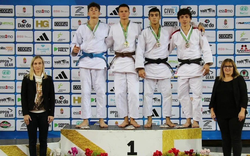 Azərbaycan cüdoçuları Avropa Kubokunu 4 medalla başa vurublar