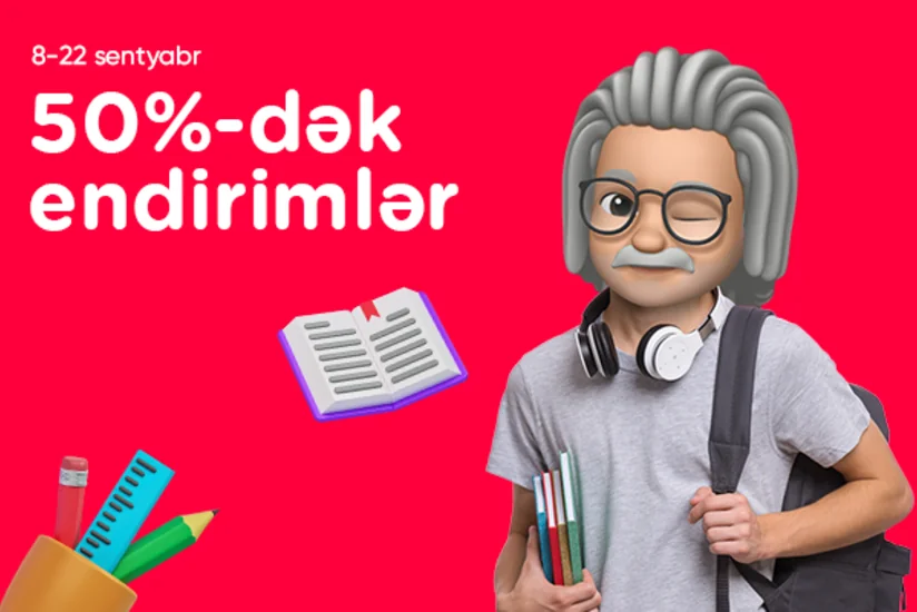 “Kontakt” “Dərsə ağıllı başla” kampaniyasına start verdi – 50%-DƏK ENDİRİM