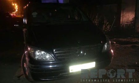 ​Lənkəranda iki maşın toqquşub, 2 nəfər ağır yaralanıb - FOTO