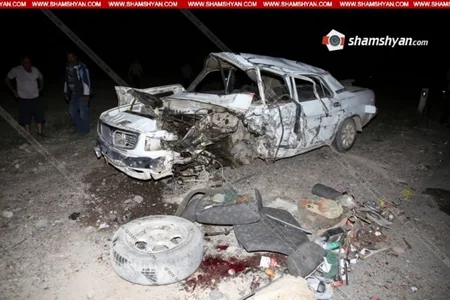 Ermənistan hərbçisi yol qəzasında ölüb