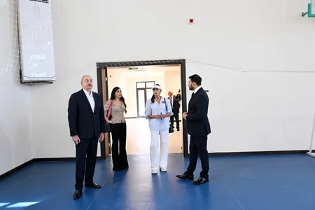 Prezident və Birinci xanım “Sea Breeze”də LANDAU Məktəbinin və “The Grand” apart hotelinin açılışında iştirak ediblər - YENİLƏNİB
