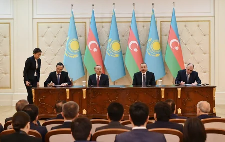 Azerbaijan and Kazakhstan signed documents