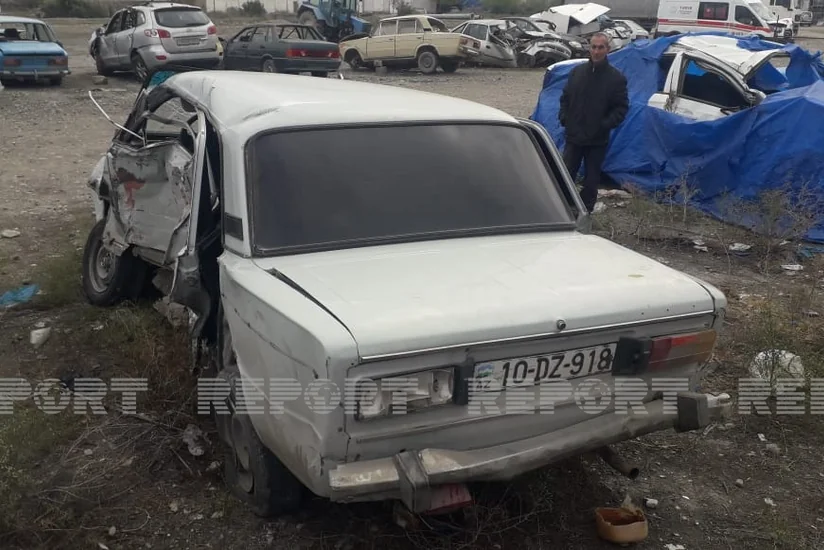 Yük və minik maşınları toqquşdu: ata öldü, oğlu ağır yaralandı