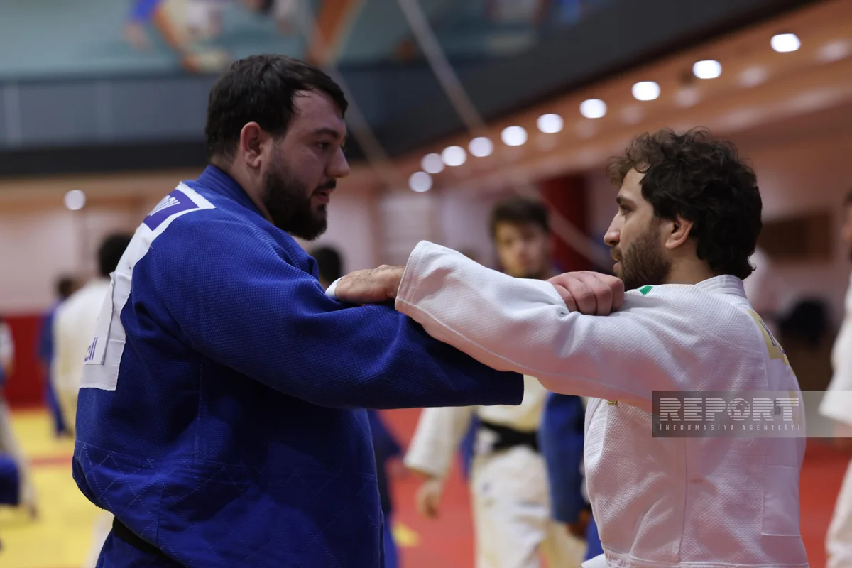 Avropa çempionatına qatılacaq Azərbaycanın cüdo millisinin açıq məşqi keçirilib