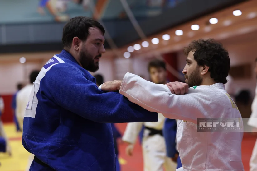 Avropa çempionatına qatılacaq Azərbaycanın cüdo millisinin açıq məşqi keçirilib