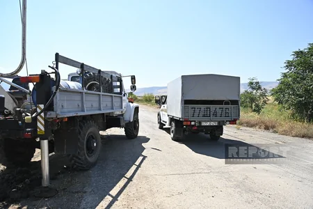 Ağdam-Xankəndi yolu elektrik enerjisi ilə təmin edilib - YENİLƏNİB