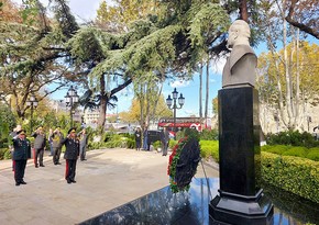 Azerbaijan's Defense Minister Zakir Hasanov visiting Georgia