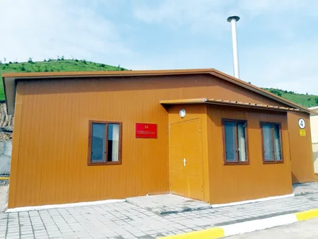 A new military unit built for Azerbaijani army was put into operation on the frontline