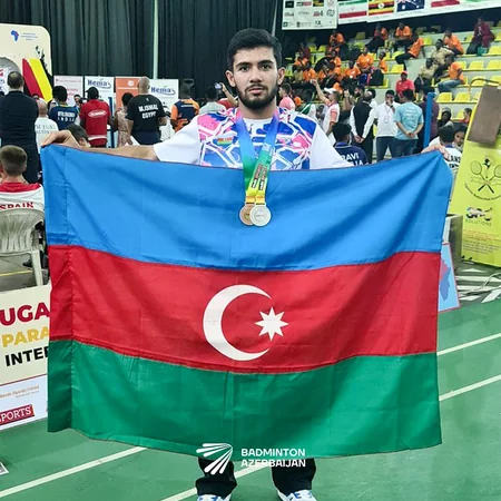 Azərbaycan parabadmintonçusu Uqandada iki medal qazanıb