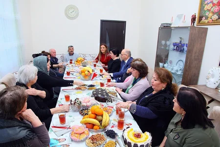 Deputatlığa namizəd Könül Nurullayeva növbəti görüşlərini keçirib - FOTO
