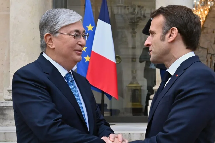 Токаев и Макрон обсудили ситуацию на Южном Кавказе