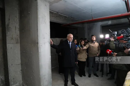 FHN nümayəndəsi: Bakıda çoxmərtəbəli binanın sütunlarının sökülməsi barədə məlumatlar həqiqəti əks etdirmir