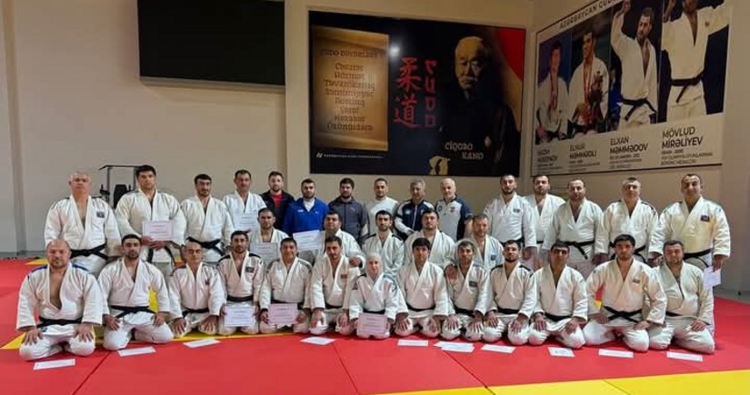 Goranboyda cüdo məşqçiləri üçün peşəkar inkişaf proqramı başa çatıb