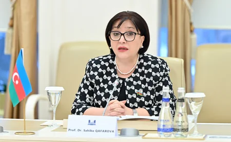 Sahibə Qafarova Səudiyyə Ərəbistanı Krallığı Şura Məclisinin nümayəndə heyəti ilə görüşüb