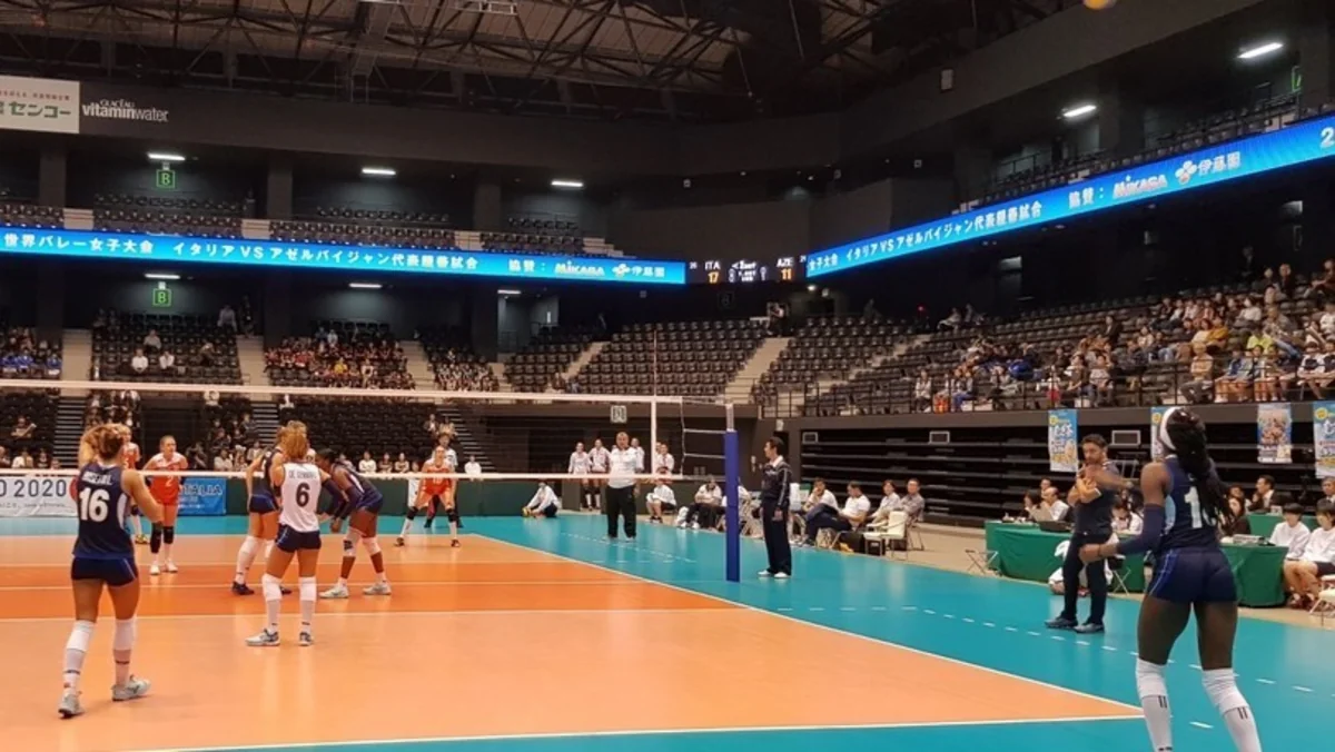 Azərbaycanın voleybol millisi İtaliya yığmasına uduzub