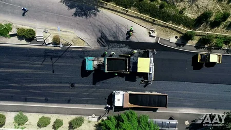 Bakının Elşən Süleymanov küçəsinin bir hissəsi təmir olunub