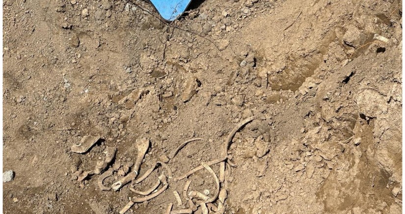 Human-like skeletal fragments discovered in Aghdam, investigation launched