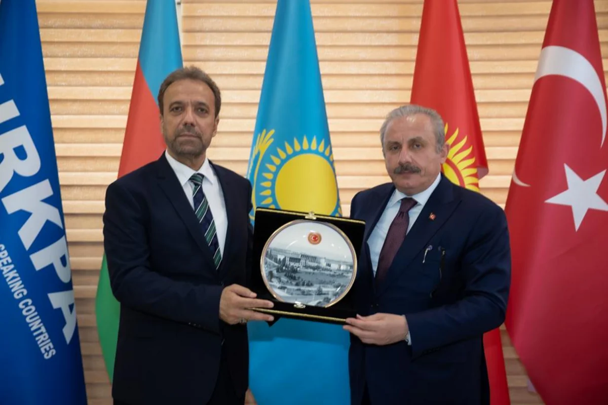 Bakıda TBMM-nin sədri ilə TÜRKPA-nın Baş katibi arasında görüş olub