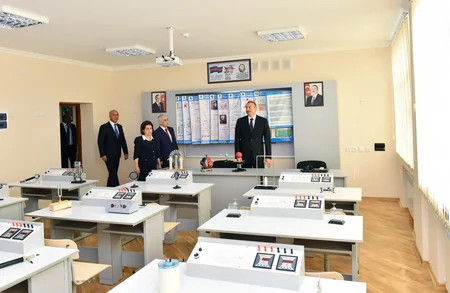 President Ilham Aliyev reviewed one more school after major overhaul