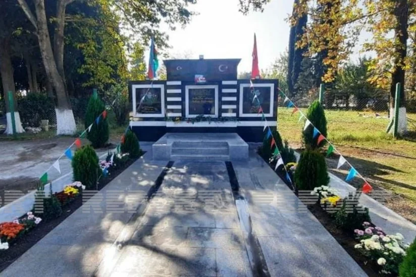 Tovuzda Vətən müharibəsi şəhidinin xatirəsini əbədiləşdirən bulaq kompleksinin açılışı olub