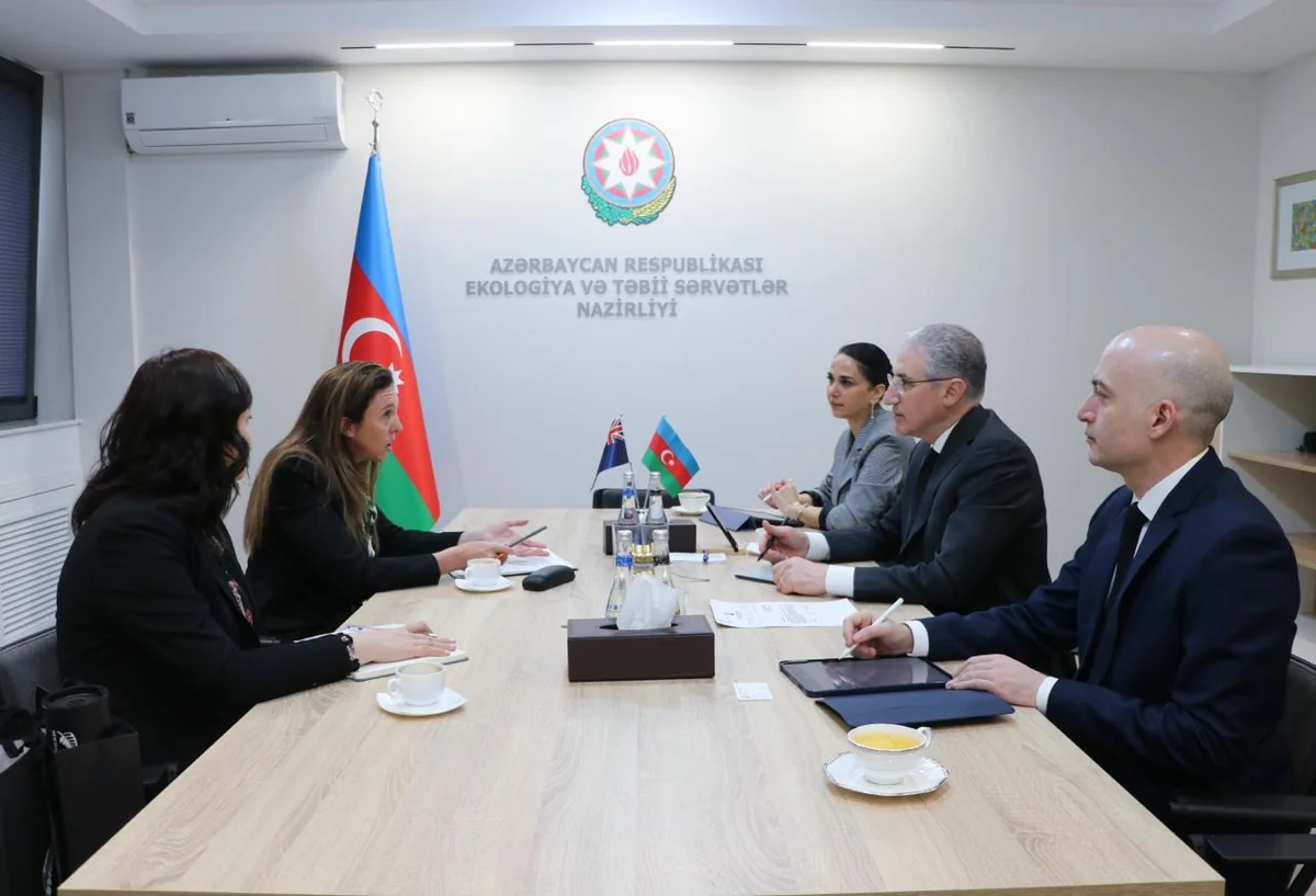 Muxtar Babayev Yeni Zelandiya səfiri ilə COP29-a hazırlığı müzakirə edib