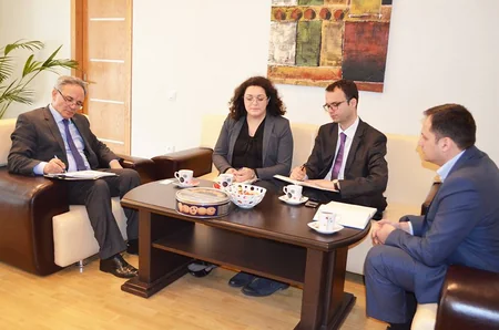 Əflatun Amaşov ATƏT təmsilçisi ilə görüşüb