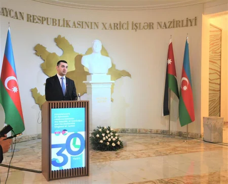 Bakıda Azərbaycanla İordaniya arasında diplomatik əlaqələrin qurulmasının 30 illiyi qeyd olunub