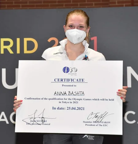 Azerbaijani fencer Anna Basta makes her way to TOKYO 2020 Summer Olympic Games