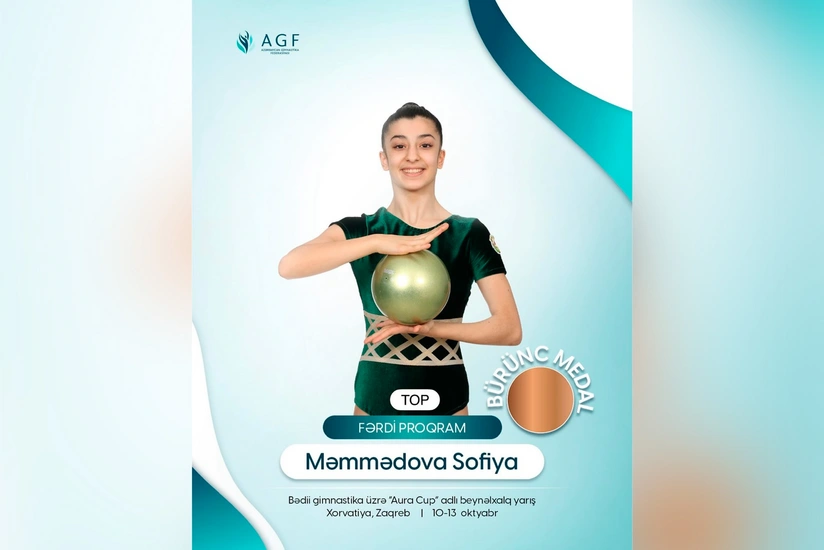 Azərbaycan gimnastı Xorvatiyada bürünc medal qazanıb