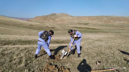 Xızıda top mərmisi və raketlər tapılıb