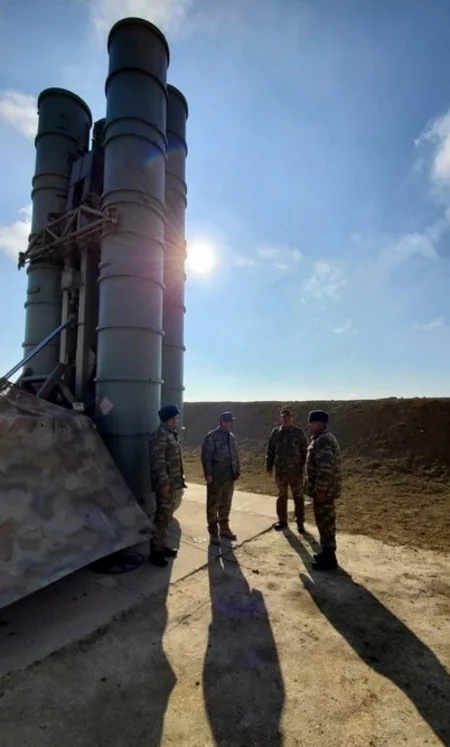 Defense Minister checks combat readiness of Air Defense Units