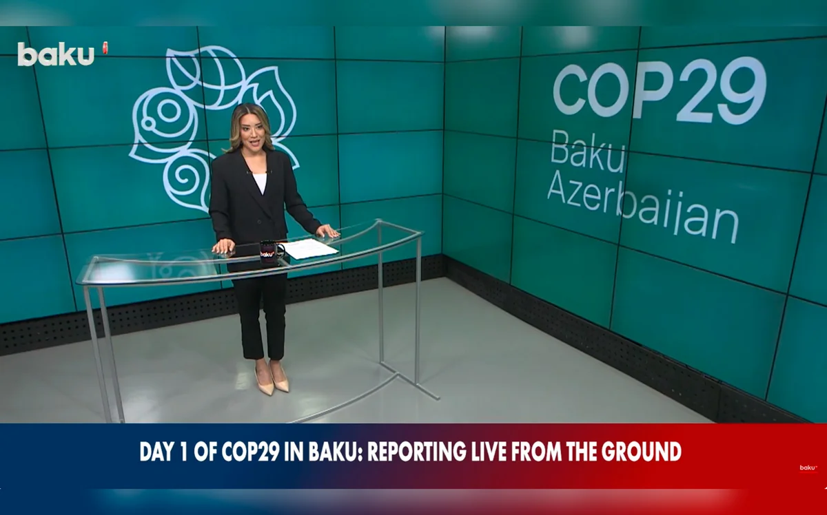 Baku TV International provides highlights of first day at COP29