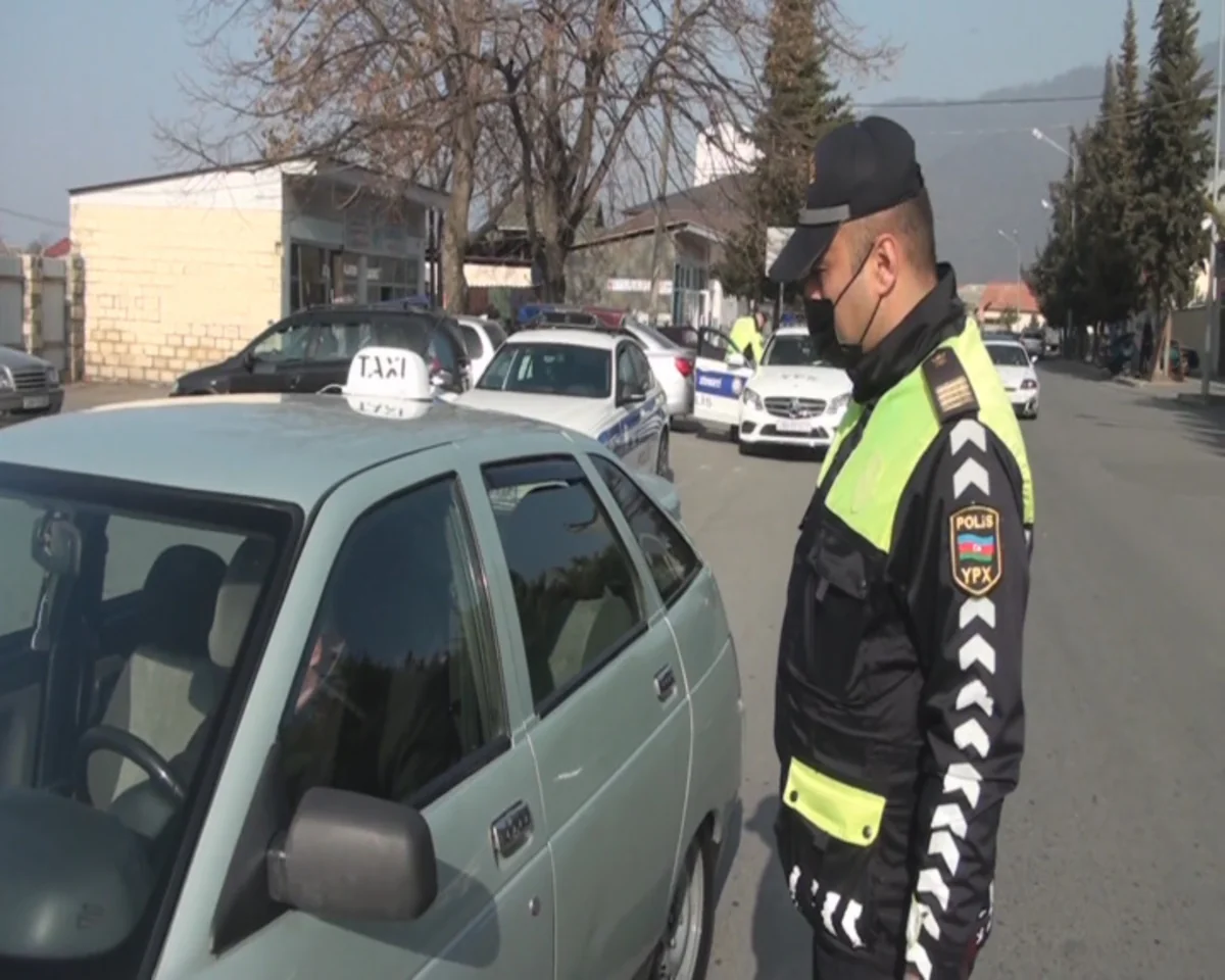 Zaqatalada piyada keçidlərindən istifadə etməyənlər cərimələnib