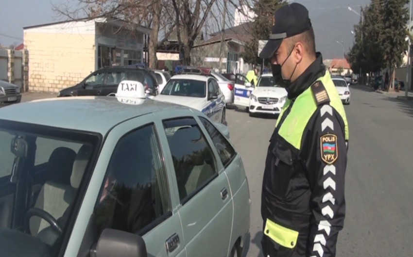 Zaqatalada piyada keçidlərindən istifadə etməyənlər cərimələnib