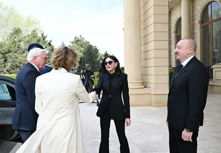 Official welcome ceremony held for President of Germany in Baku