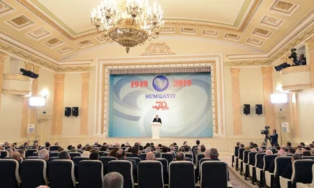 Prezident Sumqayıtın 70 illiyinə həsr olunan tədbirdə iştirak edib - YENİLƏNİB-2