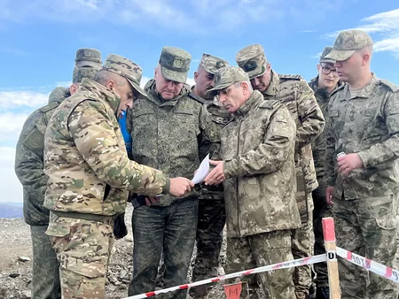 Minefield installed by illegal Armenian armed detachments inspected 