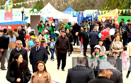Naxçıvanda “Novruz şəhərciyi”nin ikinci günü - FOTOREPORTAJ