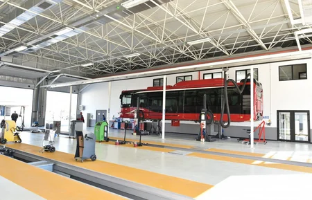 Президент Ильхам Алиев принял участие в открытии второго депо ООО BakuBus