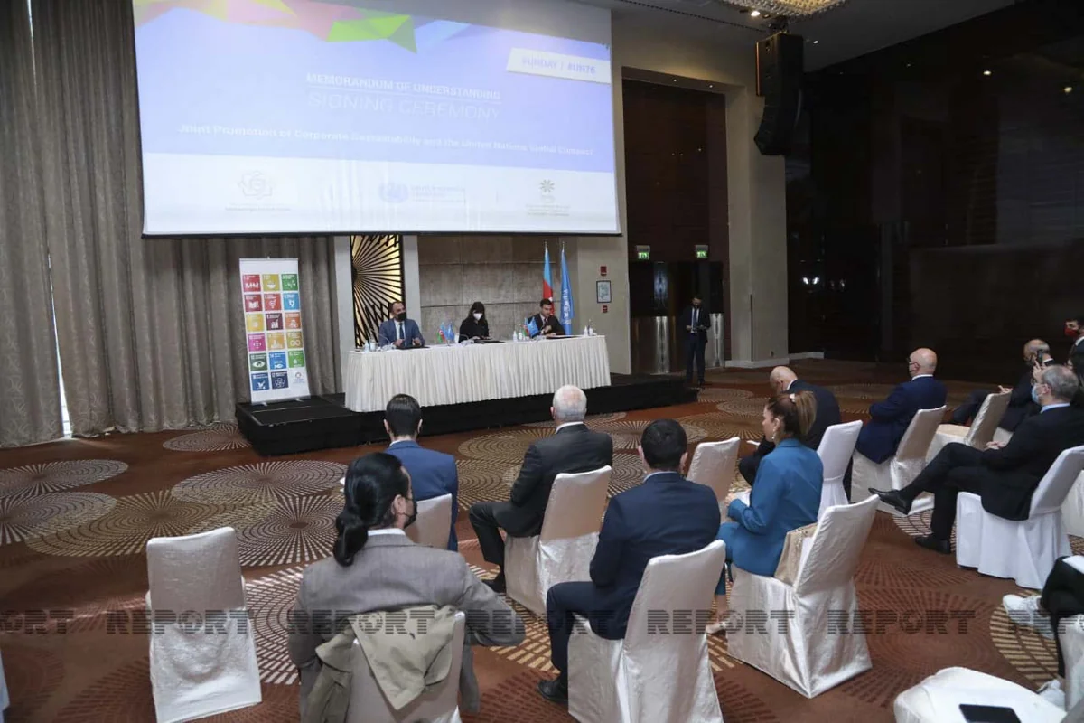MoU on promoting corporate sustainability in Azerbaijan signed
