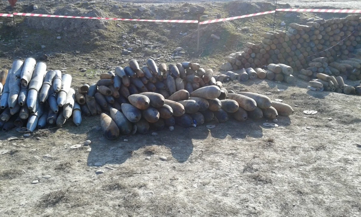 Xızıda 20 ədəd partlamamış hərbi sursat aşkar edilib