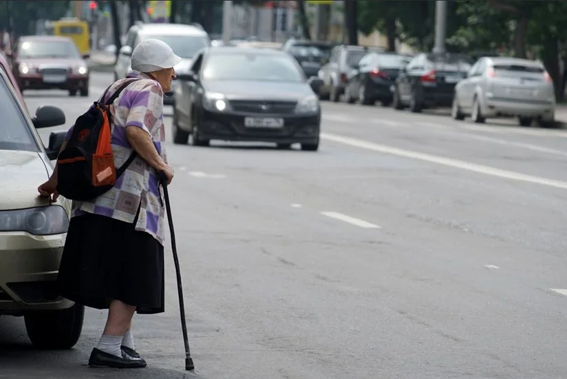 В столице пожилая женщина попала под машину