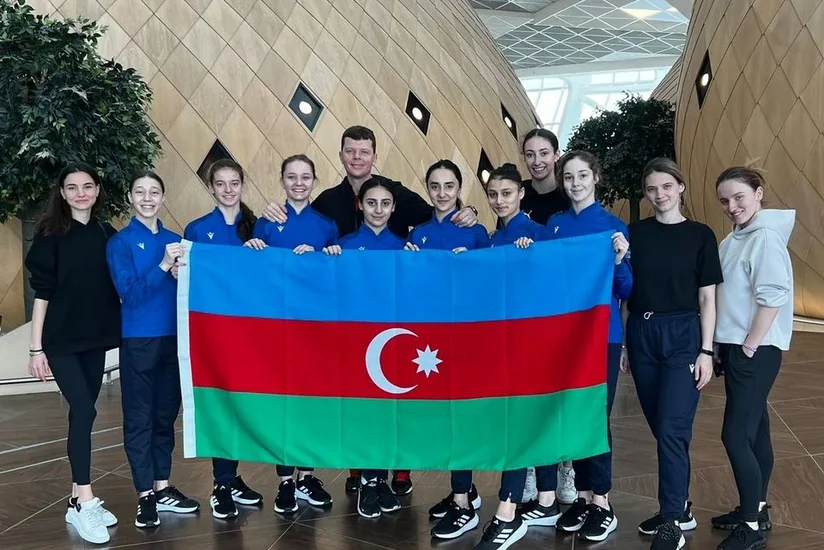 Azərbaycanın bədii gimnastları Fransadakı beynəlxalq turnirə yollanıblar